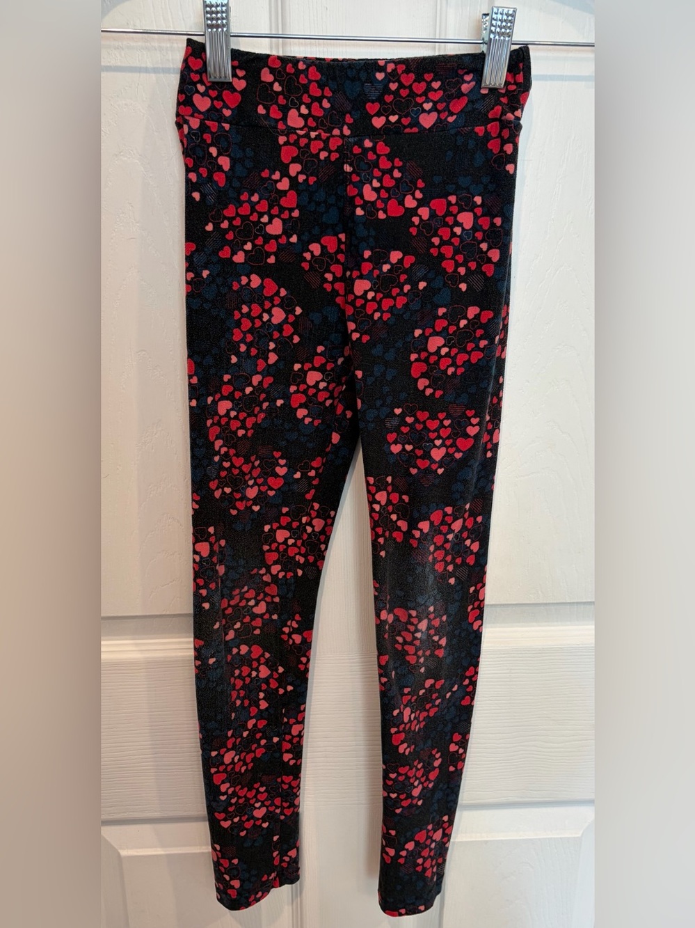 Leggings Girls Heart Print LuLaRoe Size L/XL